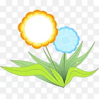 多彩小花装饰-空若网 多彩小花装饰-空若网