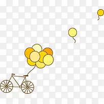 自行车气球-空若网 自行车气球-空若网