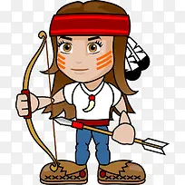 可爱卡通猎人-空若网 可爱卡通猎人-空若网
