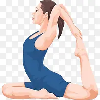 有氧运动插画-空若网 有氧运动插画-空若网