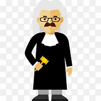 矢量律师免抠PNG-空若网 矢量律师免抠PNG-空若网