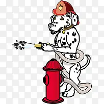 卡通手绘花斑狗-空若网 卡通手绘花斑狗-空若网