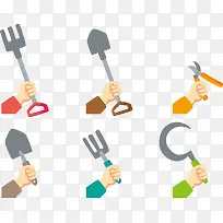 矢量图手拿工具-空若网 矢量图手拿工具-空若网