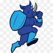 奔跑的犀牛PNG下载-空若网 奔跑的犀牛PNG下载-空若网