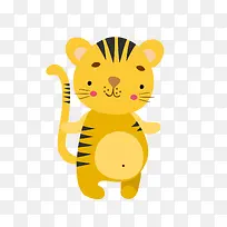 卡通可爱动物老虎-空若网 卡通可爱动物老虎-空若网