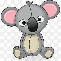 矢量卡通树袋熊-空若网 矢量卡通树袋熊-空若网