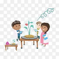 卡通智慧科学人物-空若网 卡通智慧科学人物-空若网