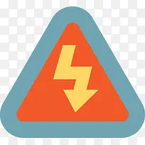 三角形圆角矢量电工图标-空若网 三角形圆角矢量电工图标-空若网