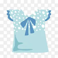 蓝色小清新衣服装饰-空若网 蓝色小清新衣服装饰-空若网