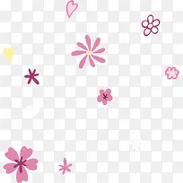 紫色花朵漂浮-空若网 紫色花朵漂浮-空若网