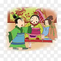 古代成语插画-空若网 古代成语插画-空若网