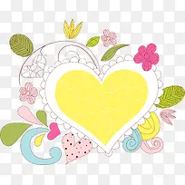 手绘卡通心-空若网 手绘卡通心-空若网