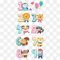 卡通数字-空若网 卡通数字-空若网