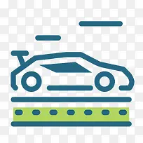 扁平化赛车PNG下载-空若网 扁平化赛车PNG下载-空若网