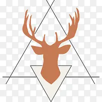 动感三角形动物头像-空若网 动感三角形动物头像-空若网