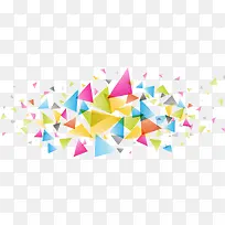 彩色三角形底纹-空若网 彩色三角形底纹-空若网
