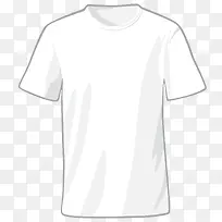 白色短袖上衣矢量插画-空若网 白色短袖上衣矢量插画-空若网