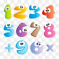 可爱的卡通数字png免扣图-空若网 可爱的卡通数字png免扣图-空若网