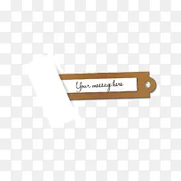 矢量标签英文标签扁平卡其色-空若网 矢量标签英文标签扁平卡其色-空若网