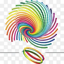 多彩矢量科技球设计-空若网 多彩矢量科技球设计-空若网