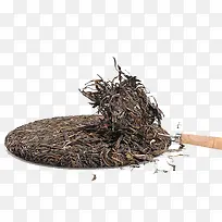 敲碎一块普洱生茶-空若网 敲碎一块普洱生茶-空若网