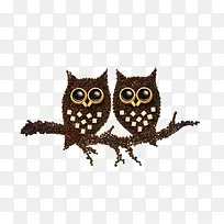 创意猫头鹰咖啡豆-空若网 创意猫头鹰咖啡豆-空若网