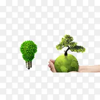 环保元素树灯泡-空若网 环保元素树灯泡-空若网