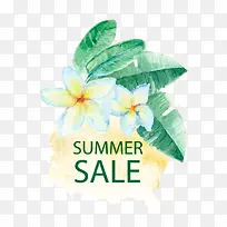 热带花卉夏季促销标签-空若网 热带花卉夏季促销标签-空若网