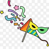 愚人节多彩眼镜礼炮-空若网 愚人节多彩眼镜礼炮-空若网