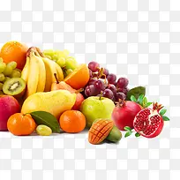葡萄香蕉橙子水果集合-空若网 葡萄香蕉橙子水果集合-空若网