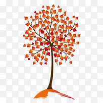 手绘树-空若网 手绘树-空若网