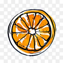 手绘橙子PNG下载-空若网 手绘橙子PNG下载-空若网