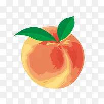 卡通手绘水果桃子-空若网 卡通手绘水果桃子-空若网
