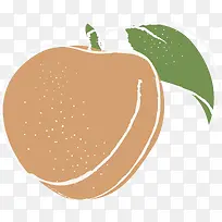 手绘水果桃子设计-空若网 手绘水果桃子设计-空若网