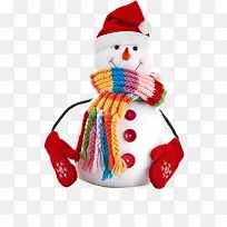 戴着红手套的雪人-空若网 戴着红手套的雪人-空若网