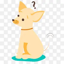 充满疑惑的小狗设计-空若网 充满疑惑的小狗设计-空若网