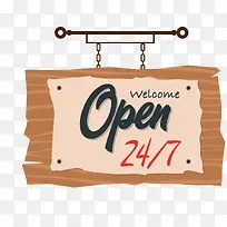 手绘开业标牌插画图案-空若网 手绘开业标牌插画图案-空若网