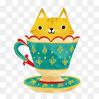 杯子里的小猫-空若网 杯子里的小猫-空若网