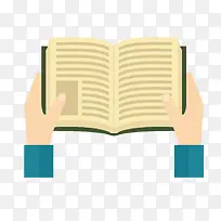 彩色扁平化书本元素-空若网 彩色扁平化书本元素-空若网