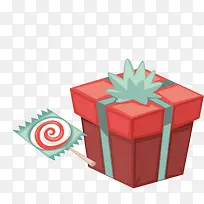 手绘卡通生日礼品盒棒棒糖海报设-空若网 手绘卡通生日礼品盒棒棒糖海报设-空若网