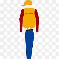 快递员服装素材-空若网 快递员服装素材-空若网