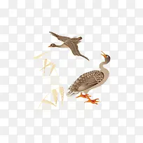 手绘大雁下载-空若网 手绘大雁下载-空若网