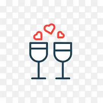 情侣喝酒元素-空若网 情侣喝酒元素-空若网