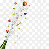 啤酒瓶 水果-空若网 啤酒瓶 水果-空若网