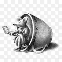 看书的老鼠-空若网 看书的老鼠-空若网