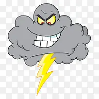 手绘卡通乌云-空若网 手绘卡通乌云-空若网