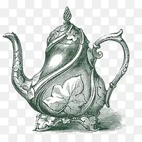 手绘茶壶-空若网 手绘茶壶-空若网