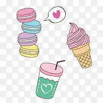 甜品矢量图-空若网 甜品矢量图-空若网