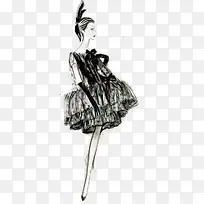 黑色服装插画设计-空若网 黑色服装插画设计-空若网