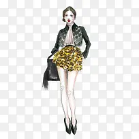 手绘服装插画创意-空若网 手绘服装插画创意-空若网